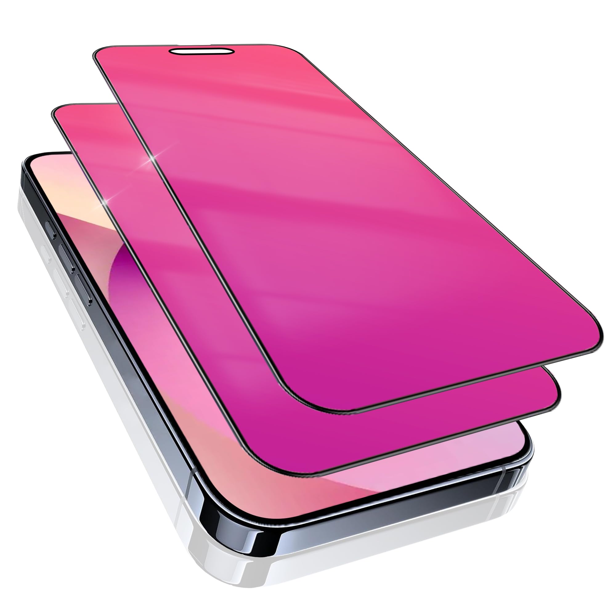 2 Pack for iPhone 15/14 Pro Privacy Screen Protector