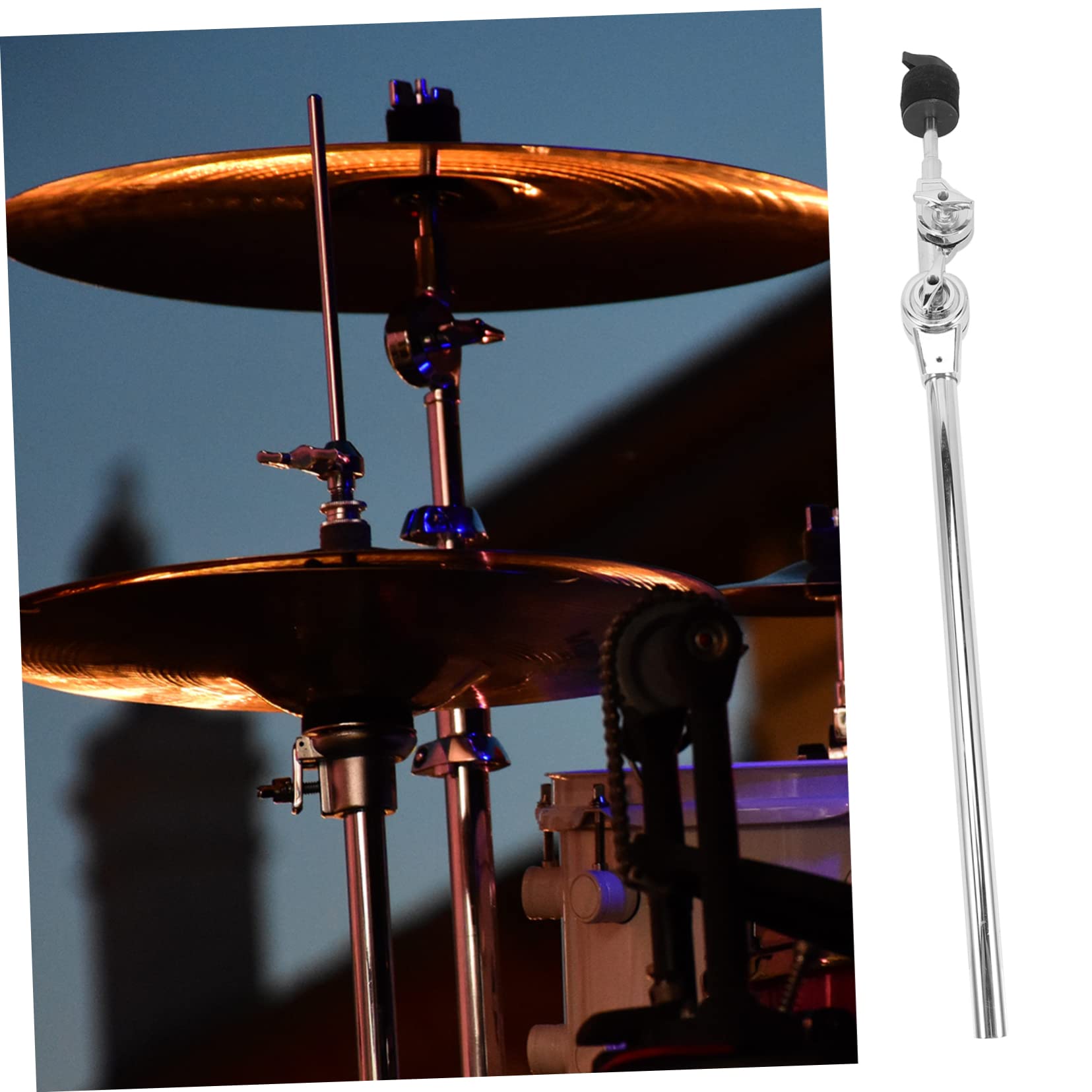 Soporte De Clip De Extensión Para Platillos, Brazo Ajustable De Metal, Pieza De Repuesto Para Batería, Ideal Para Escenarios De Ensayo