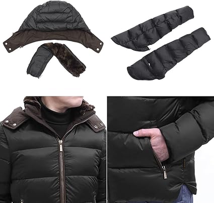 Amazon | [ムーレー] メンズ アウター ダウンジャケット ブラック