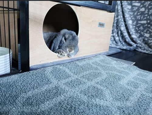Hop Inn Rabbit House Hide Cat Hideaway 60 x 30 x 25cm Large Medium and Small Rabbits and Cats - Built to Last - All Weather using Protek ECO Shield - Pet Friendly- Assembled - Handcrafted in the UK - Image 5