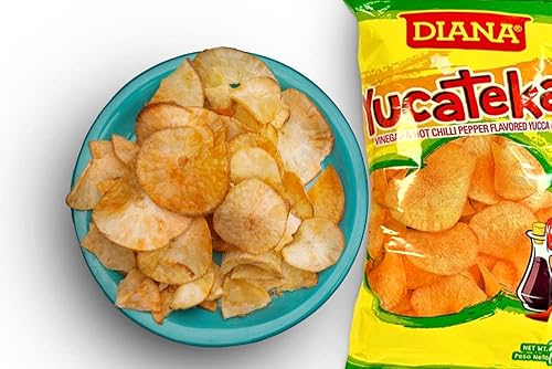 Miniatura 7 de Diana Yucatekas (vinagre y chile picante saborizado con chips de yuca) 2.29 onzas, 2.29 oz mismo gran sabor. (Paquete 06)