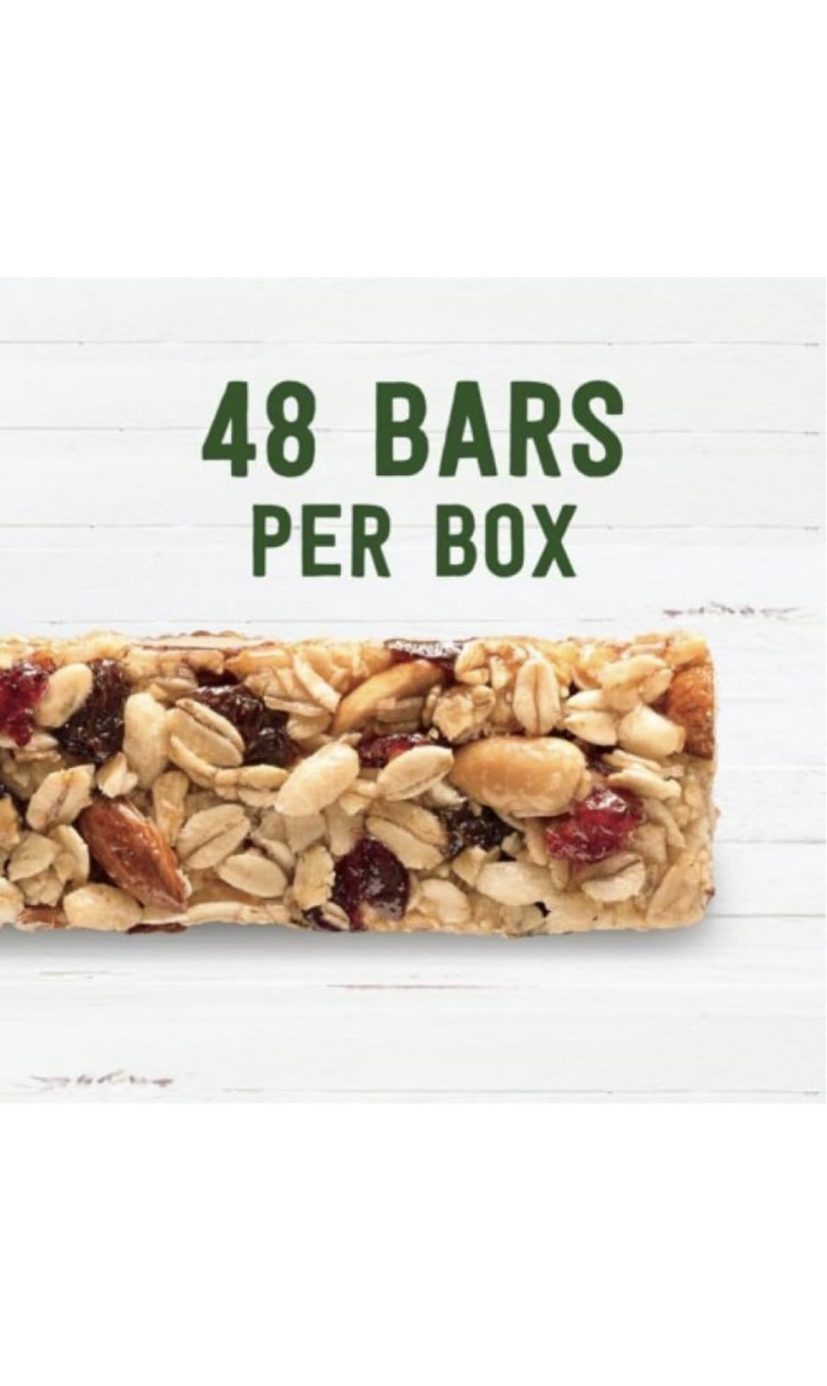 Nature Valley Barres granola à mâcher aux fruits et aux noix (48 pièces).