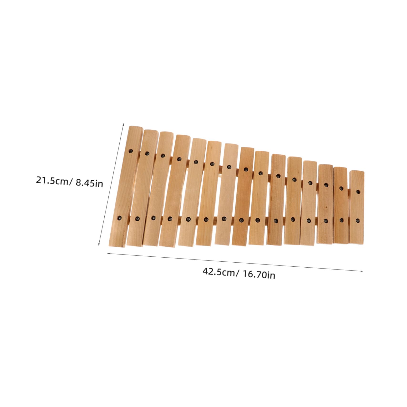 Xilofono Montessori in Legno 15 Note con Bacchette per Ragazzo Ragazza | Gioco Educativo per Asilo e Casa, Sviluppo Ritmico e Musicale, per Toddler