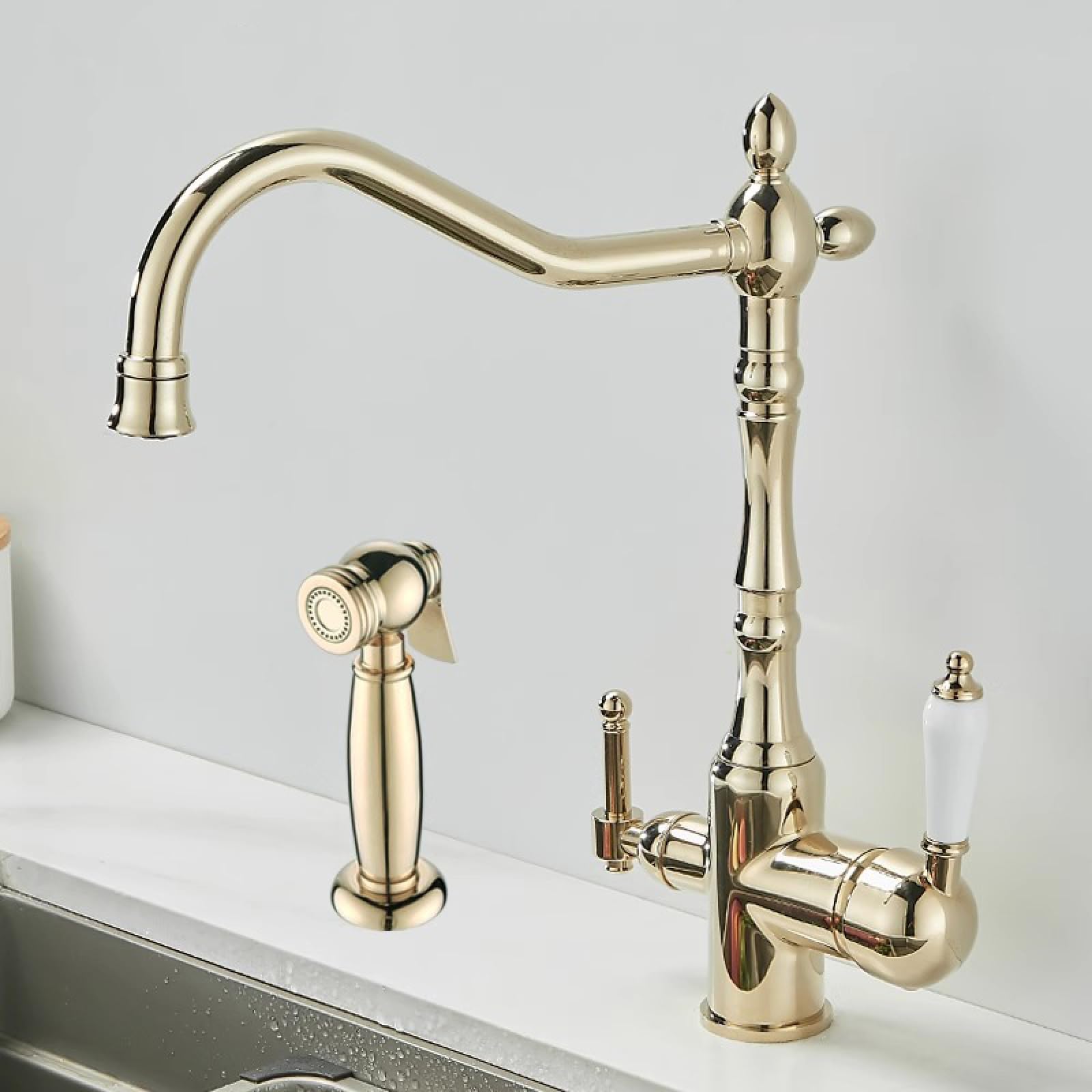 Kitchen Hot and Cold All-Copper Water Purification Faucets