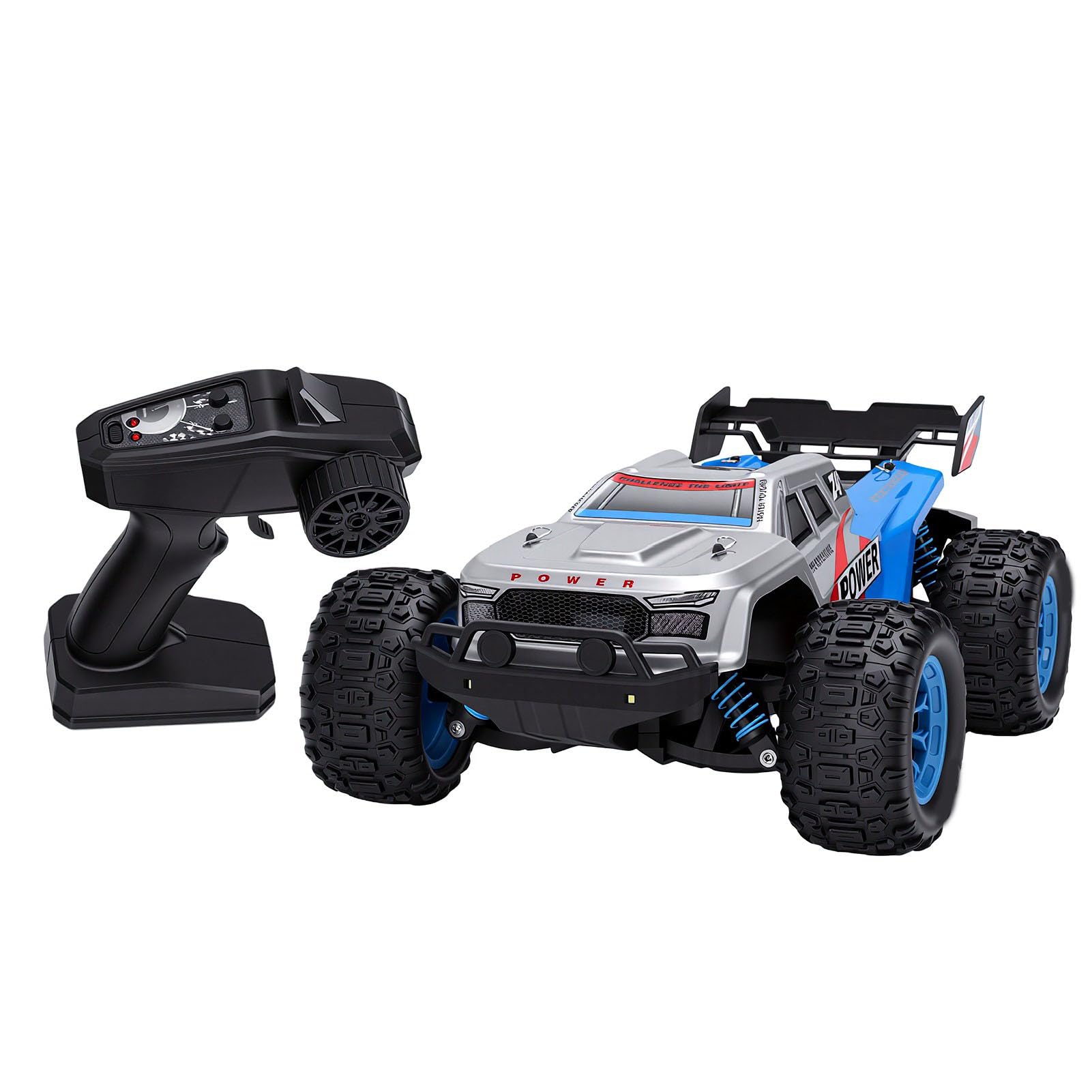 Auto Crawler RC 1:16, Veicolo Fuoristrada Radiocomandato 2,4 GHz | Batteria Ricaricabile da 1300 MAh, 4 modalità LED, Controllo e velocità Adattabili