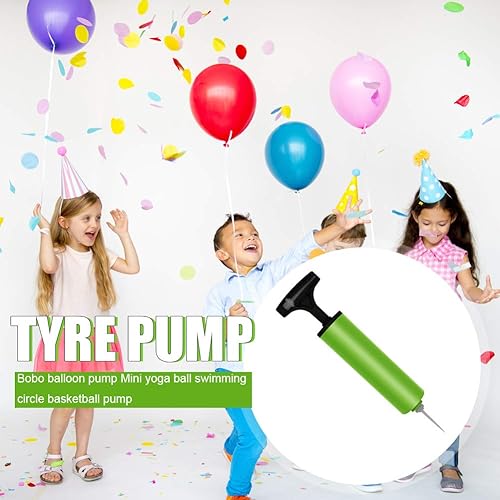 Miniatura 4 de U-M Bomba de aire para fútbol, fútbol, anillo de natación, bomba de aire, bola inflable, bomba de aire de mano de plástico reutilizable con