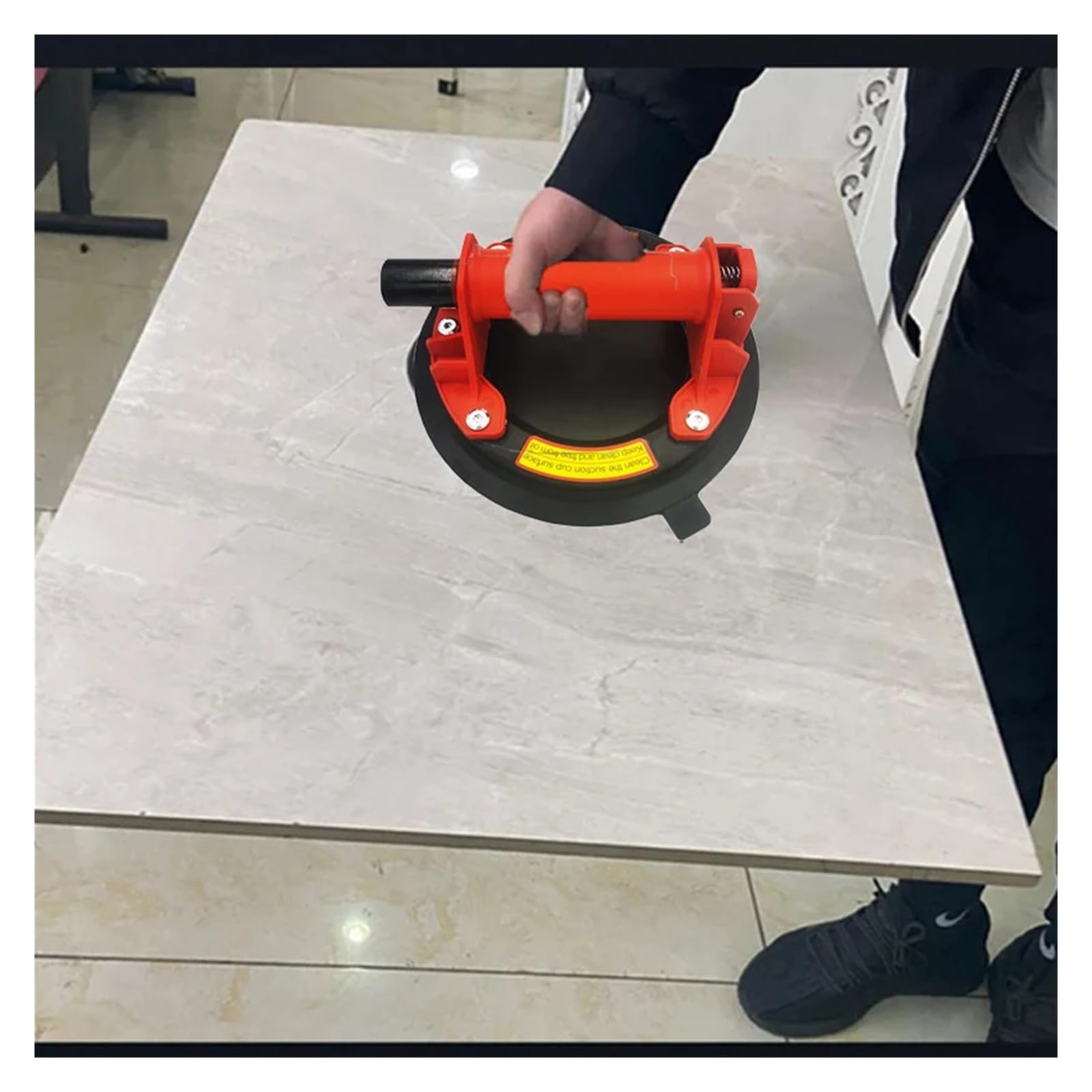 Ventosa de vacío de 8 pulgadas, capacidad de rodamiento de 220kg, elevador de vacío de alta resistencia for elevación de vidrio de granito, ventosa fuerte