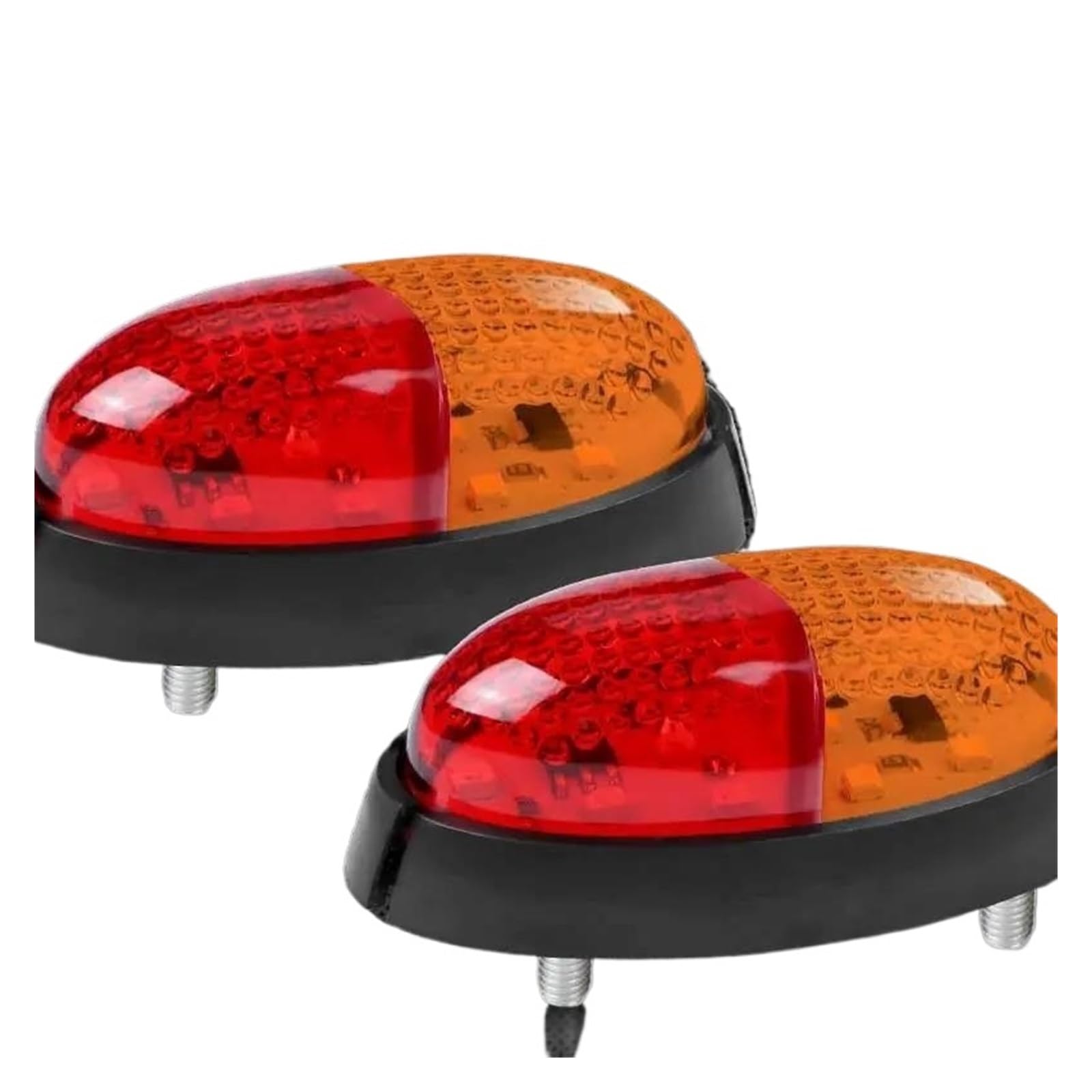 Generico Freccia Laterale 12V 24V Indicatore Laterale Della Lampada Del Segnale Freno Posteriore Avvertimento Lampade Per Il Camion Rimorchio Per Caravan RV Indicatore Laterale