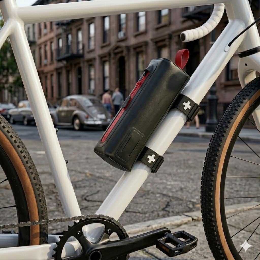 Kit de primeros auxilios para ciclista, compacto y resistente al agua, accesorio esencial para traumas y emergencias