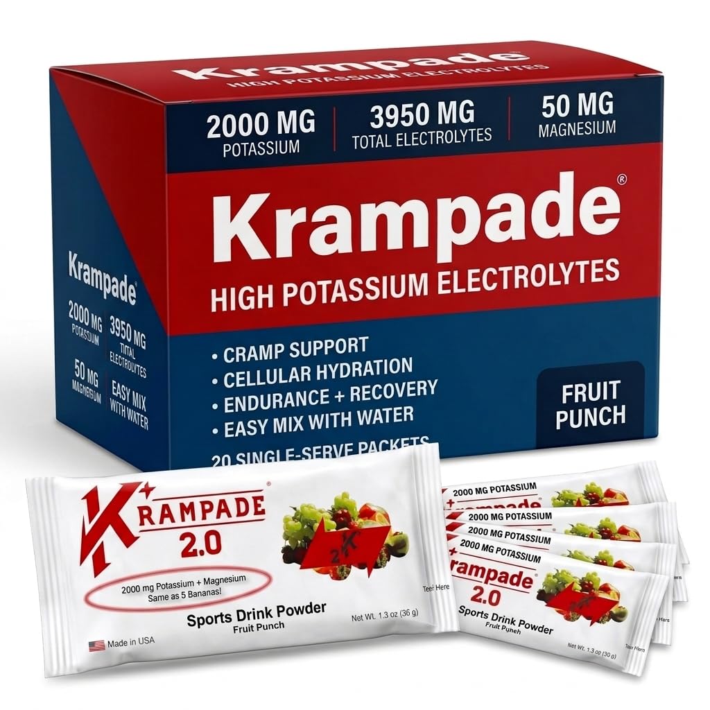 Amazon.com: Krampade High Potassium Electrolytes Powder Fruit