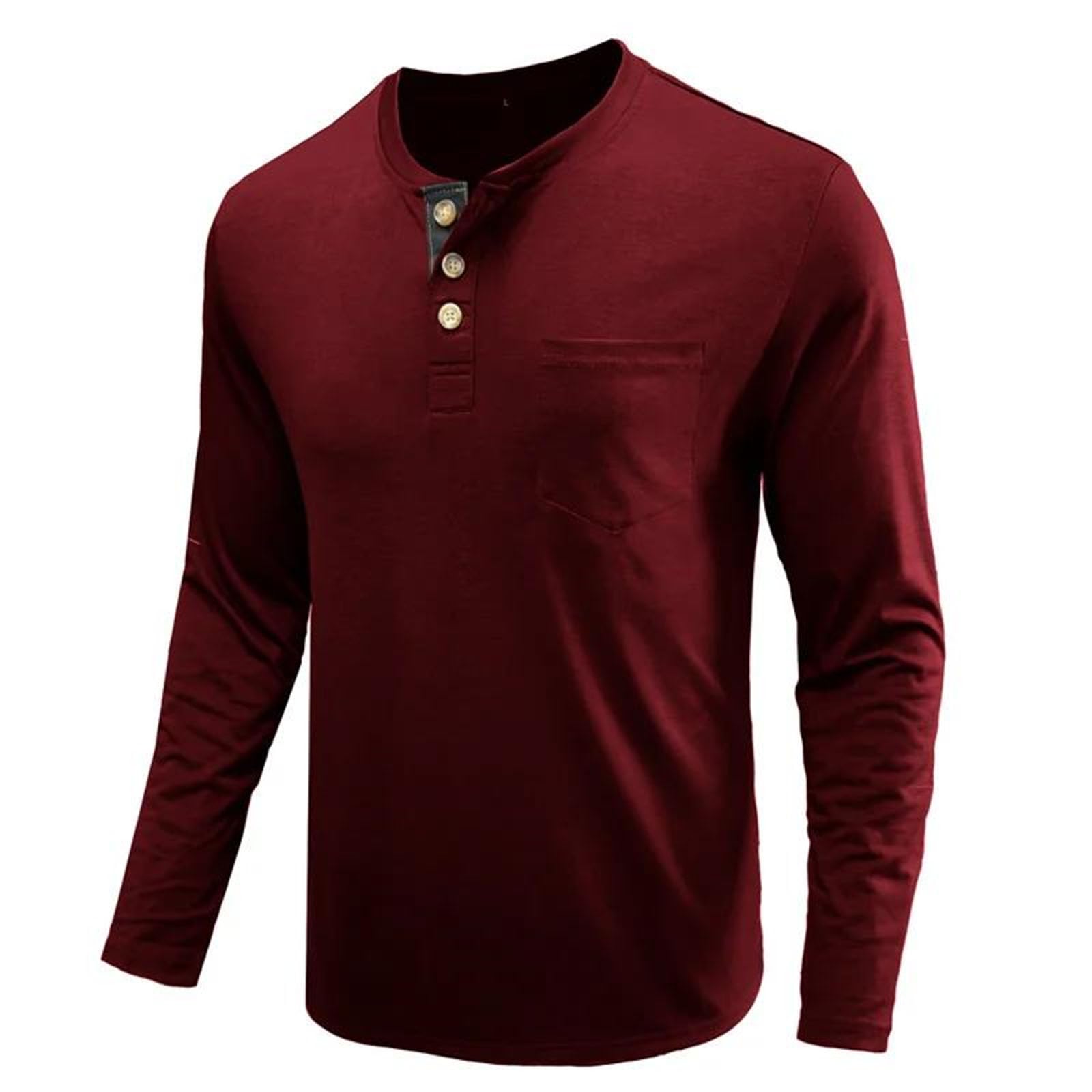 Camiseta casual de manga larga para hombre, cuello redondo, elástica, para gimnasio, deportes, cómoda para uso diario