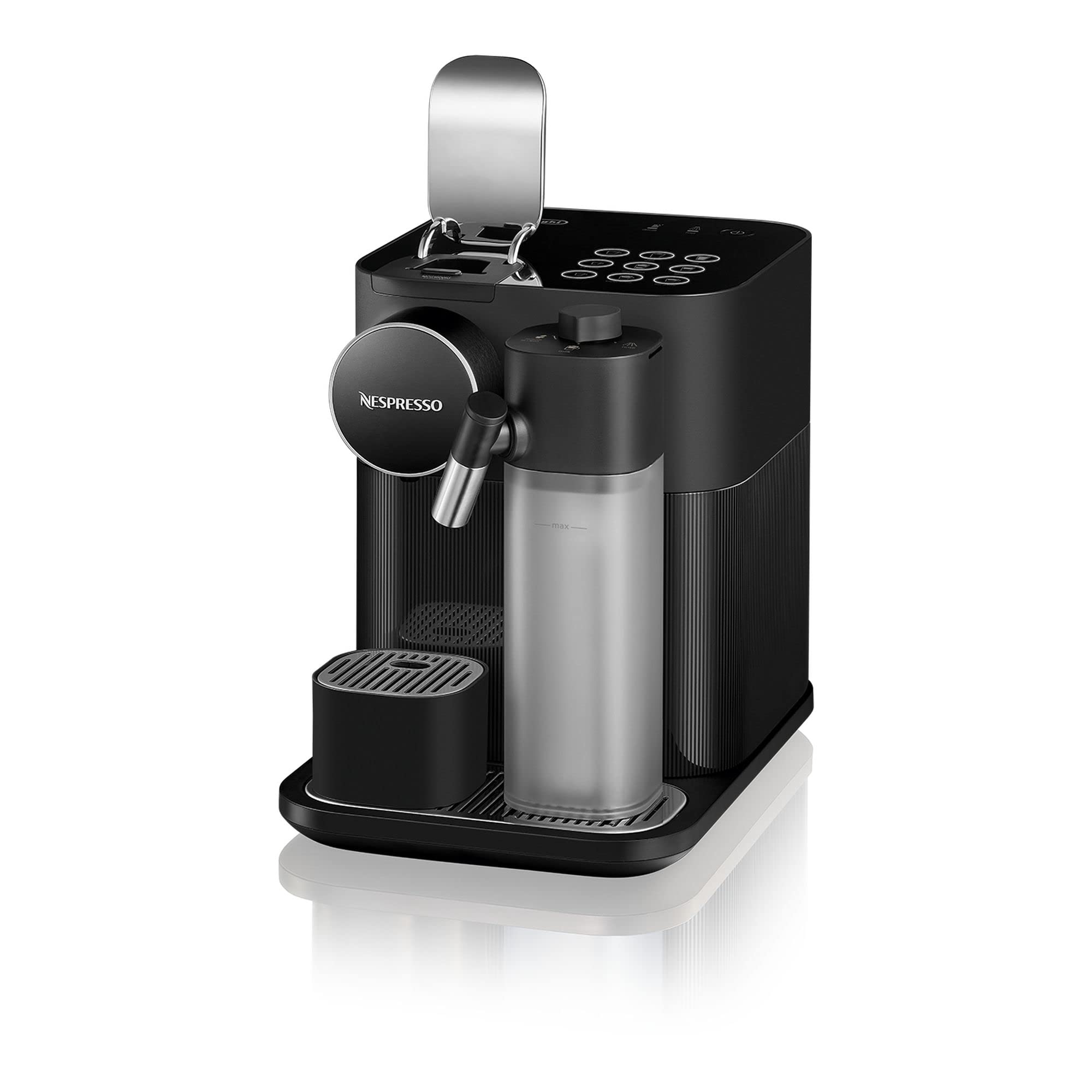 De Longhi Nespresso Gran Lattissima EN 640.B Kaffeemaschine mit Milchaufschäumer 19 bar Schwarz