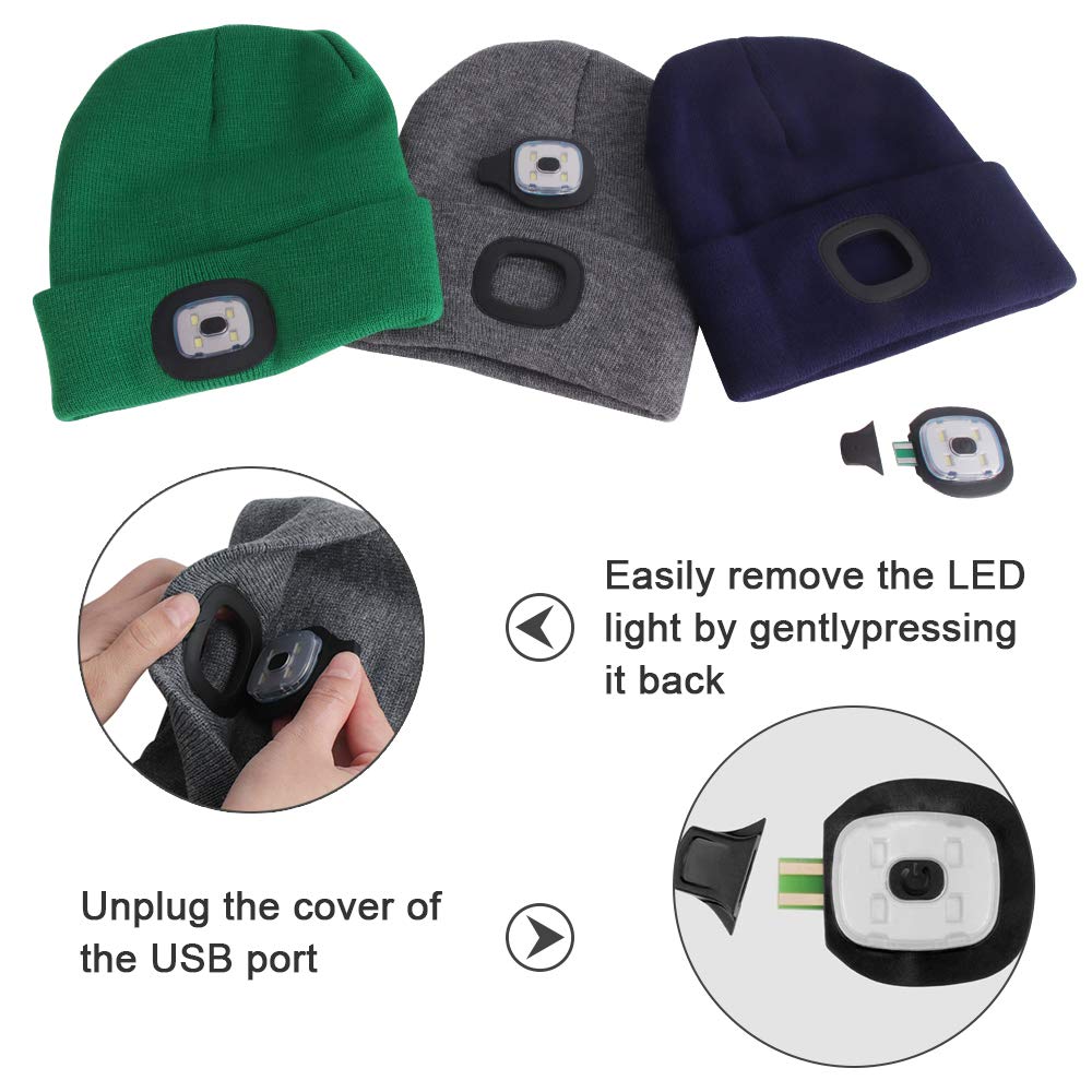 Cappellino Da Baseball Cappello A LED Con Luci Luminose Luminose Con Ricarica USB Cappellini Per Eventi Led Cappellino Halloween Per Eventi - Foto 3