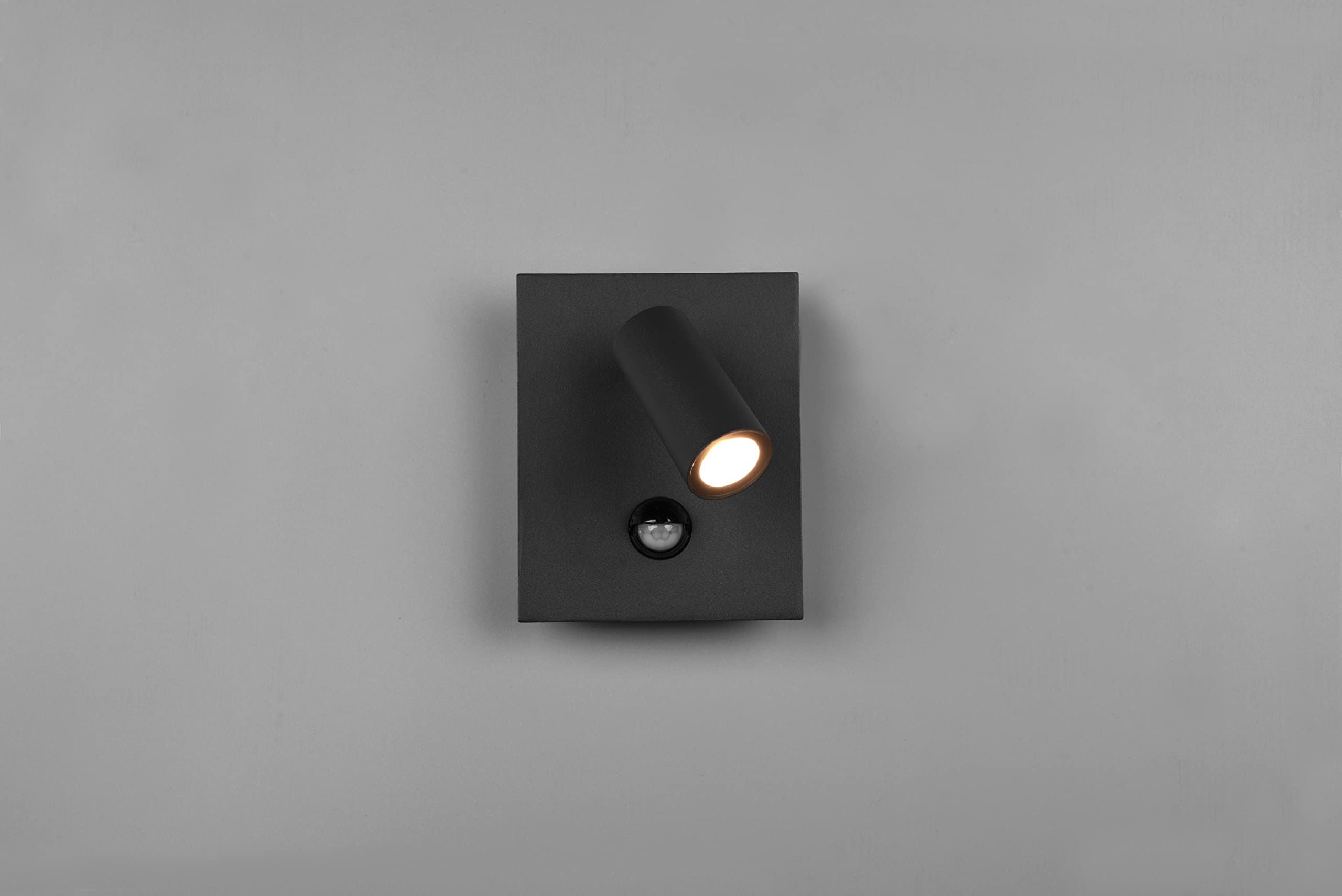 Trio Leuchten LED Außen Wandleuchte Tunga 222969142, Metall Anthrazit, inklusiv 3.5 Watt LED, Bewegungssensor