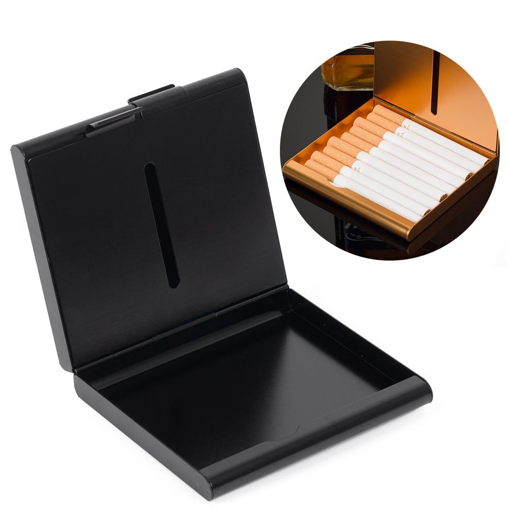 laifu cigarette case Amazon.com: Carved Dragon Aluminum Metal Cigarette Case Card Case Holder  for 20 Cigarettes (Black) : Health & Household