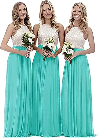 Vestidos de encaje para damas de honor Clearance