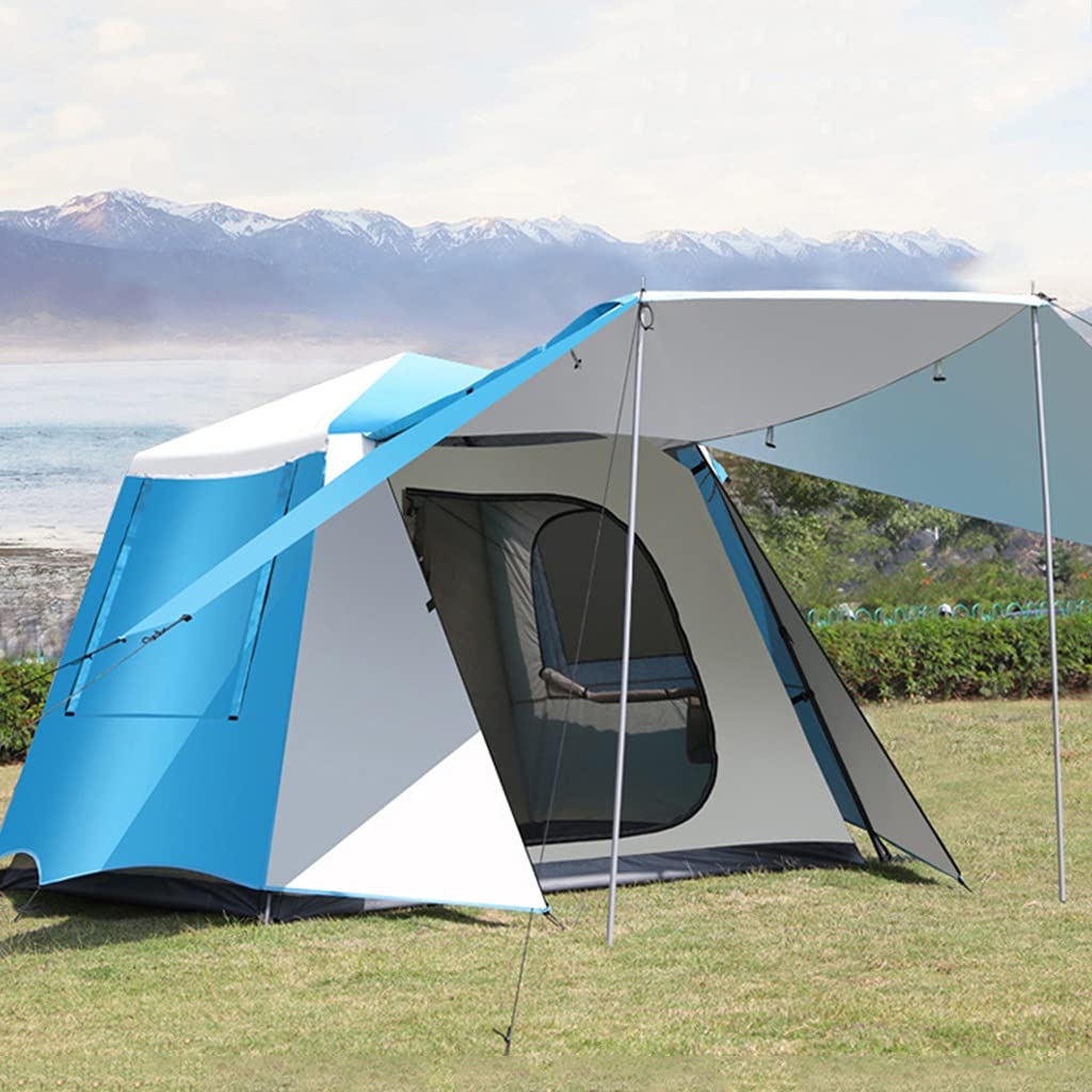 Easy Pop-Up-Zelt für 4 Personen, Campingzelte, wasserdichtes, winddichtes Familienzelt, Instant-Kabinenzelt für 6 Personen, Zelte für Camping,