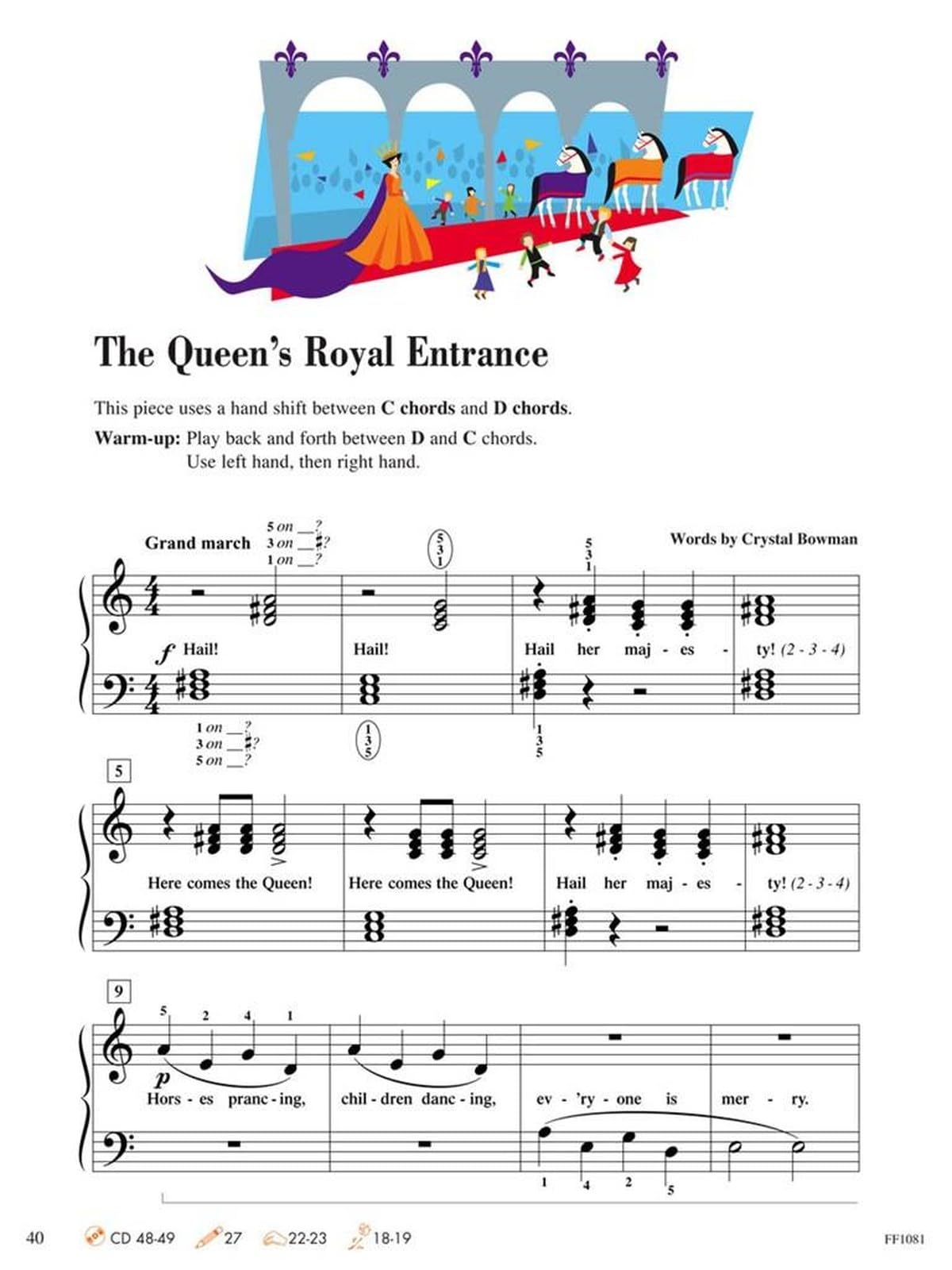 Piano Adventures: Lesson Book - Level 2A, 2nd Edition | Beginner Piano Method | Learn Eighth Notes Chords and Sight Reading | Sheet Music Songbook for Early Learners | Faber Piano Book for Kids — Amazon image 12
