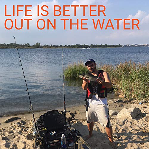 Bkc Pk11 Angler 10.5-Foot Sit On Top Solo Fishing Kayak W/Instant Reverse Pedal Drive, Hand Control Rudder, Paddle, And Upright Seat (Grey Camo) #TOP4