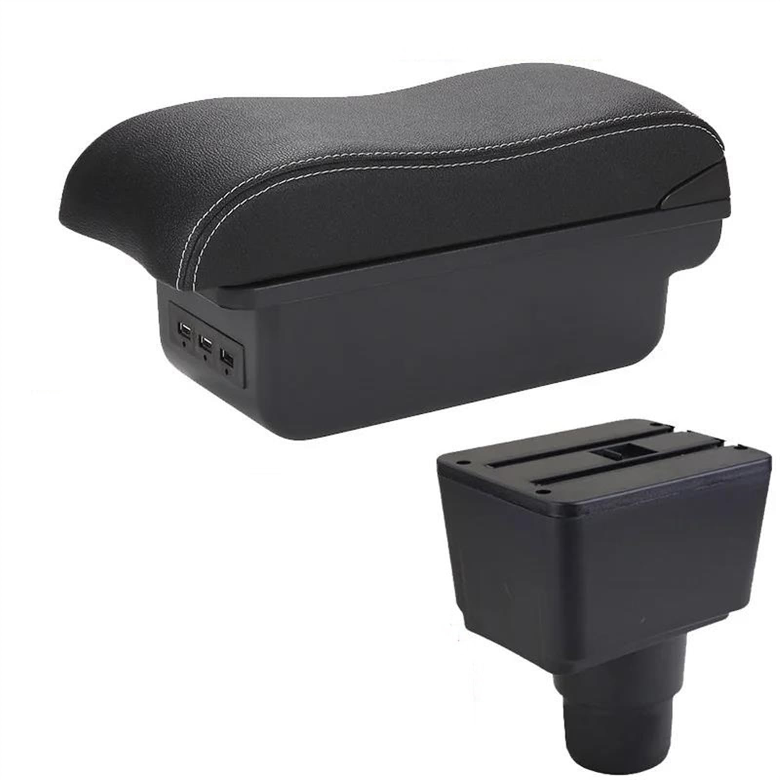 YSDSLS Armrest Box With Multifunctional Support PU Upholstered Car Interior Modification Accessories For EcoSport