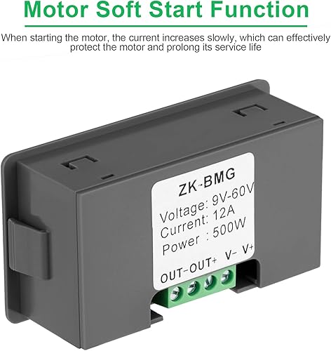 Miniatura 7 de Controlador de velocidad del motor DC Controlador de velocidad PWM DC 12V 24V 60V 500W Motor eléctrico Regulador de control de velocidad de ruedas