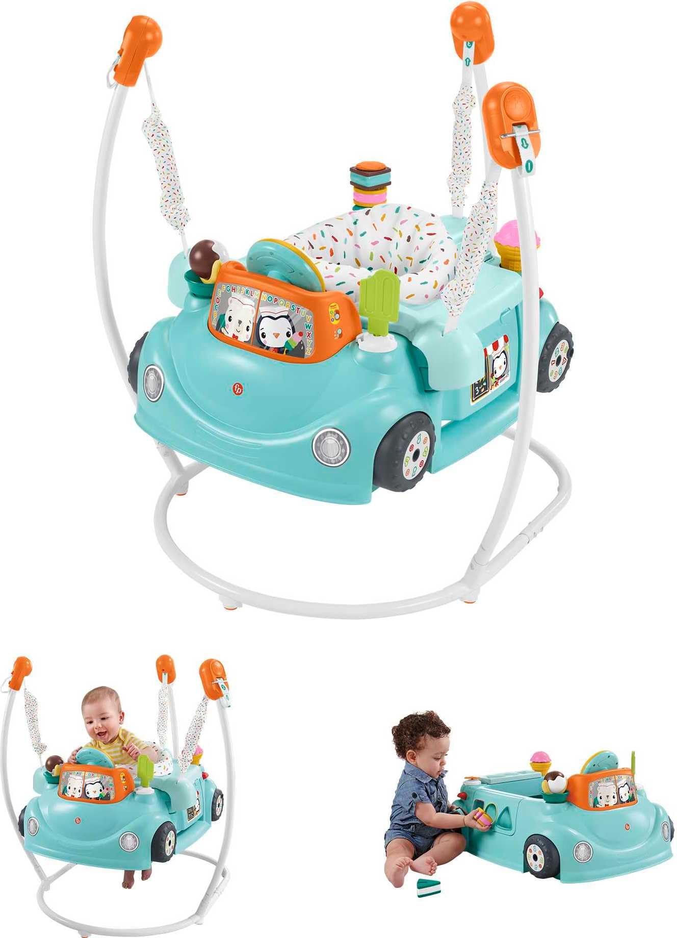 スイーツジャンパルー　フィッシャープライス Amazon.co.jp: Fisher-Price 2-in-1 Sweet Ride Jumperoo : おもちゃ