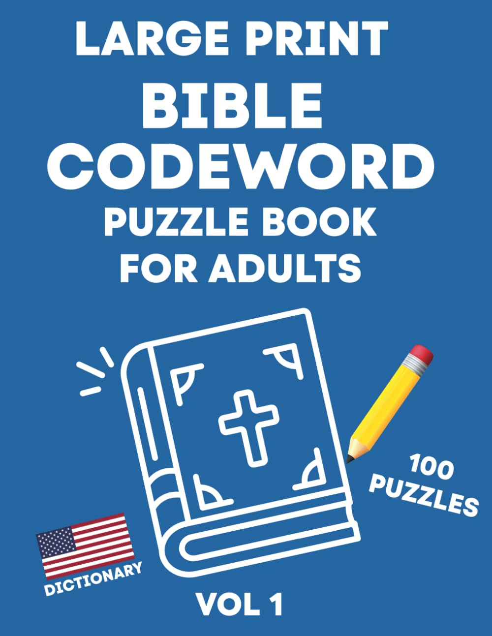 Bible Codeword Puzzle Book for Adults: Large Print Codeword Puzzles for Adults, Seniors, Teens & More (US Version)