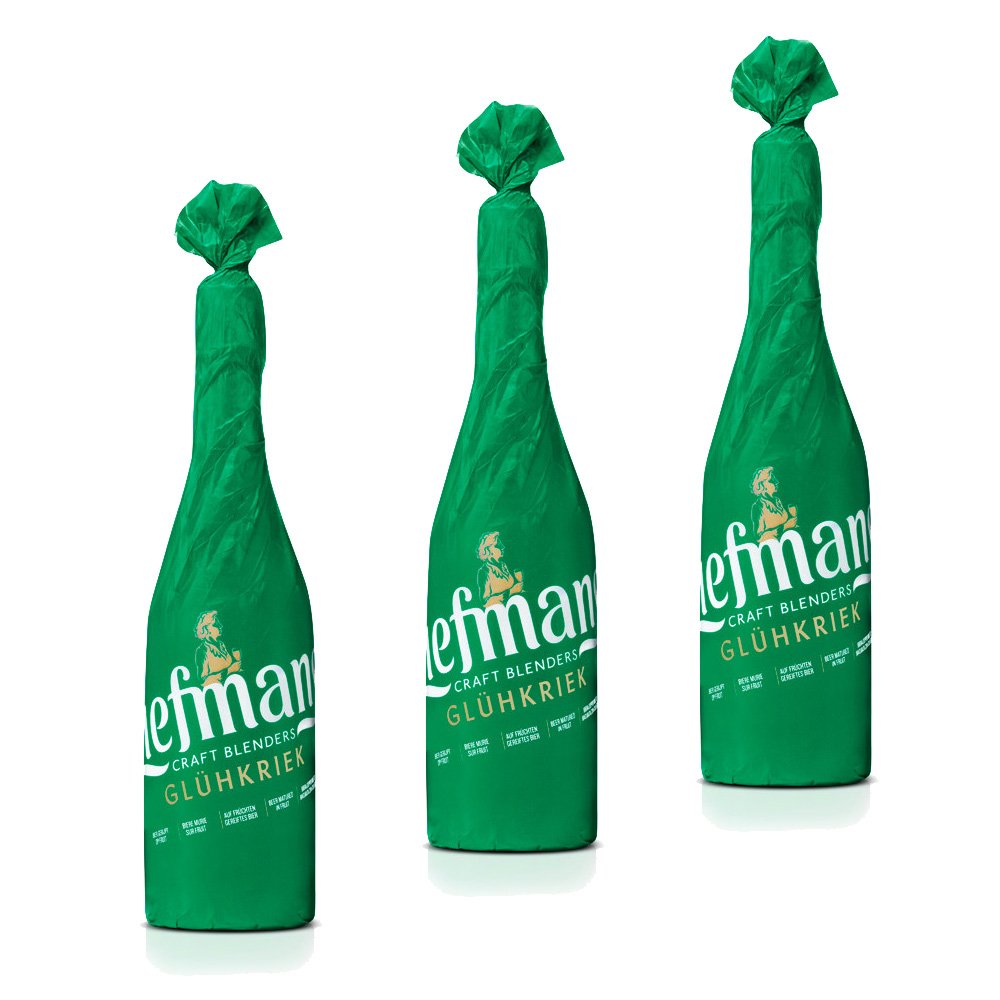 Liefmans Glühbier, 0,75l, verkorkt, aus Belgien (3 Flaschen) EINWEG Pfand