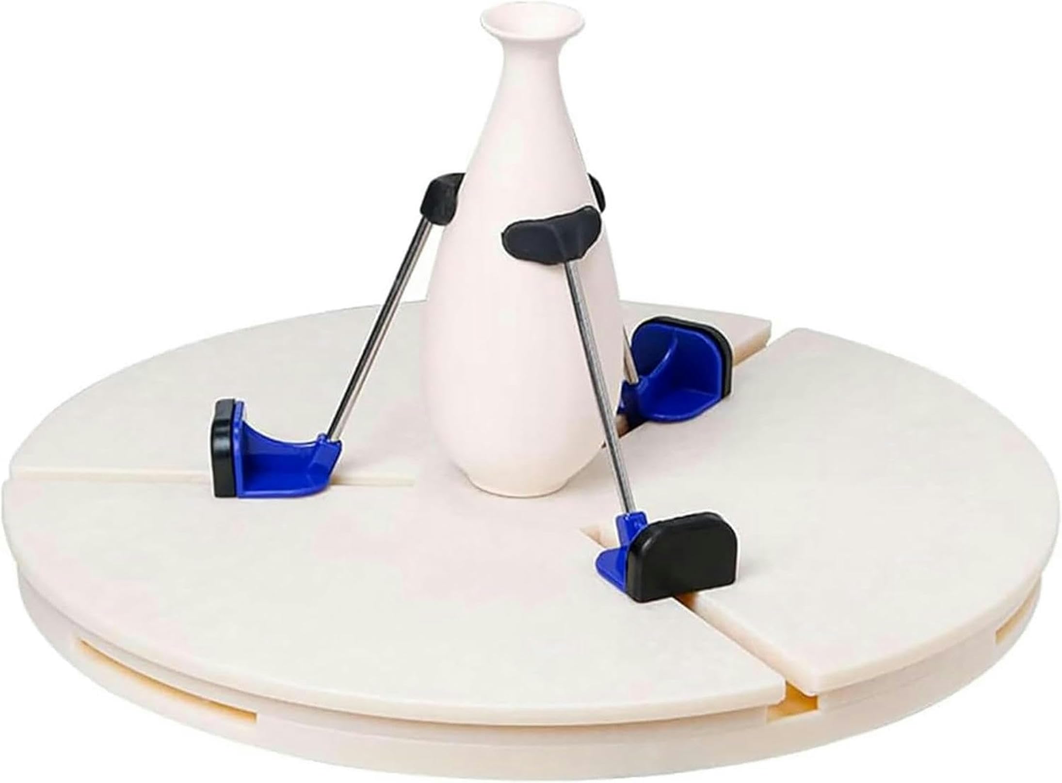 Machine à poterie de 36 cm pince de plateau tournant et outil de coupe