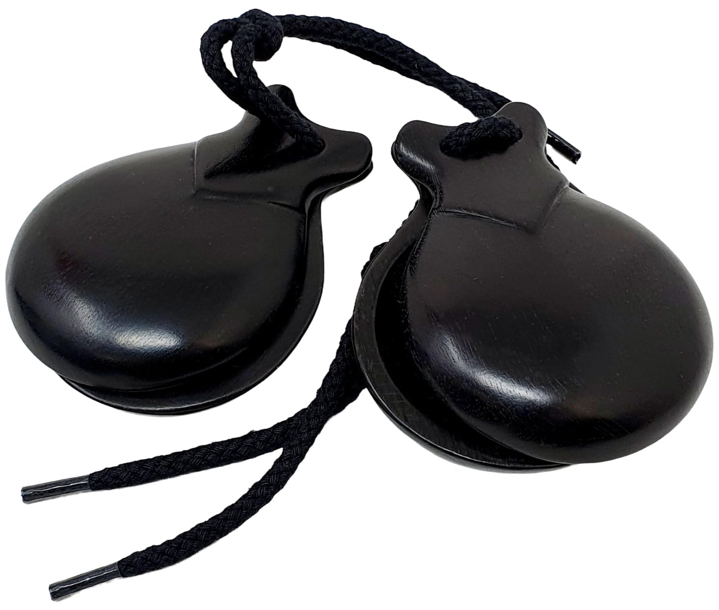 ROCKSTAR - Castañuelas Profesionales de Madera de Ébano - Modelo 84-5 - Fabricadas Artesanalmente en España - Perfectas para Bailes Flamenco
