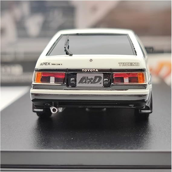 Scale Finished Model Car 1:43 For Toyota AE86 Initial D Simulation Alloy Racing Car Model Diecast Vehicle Collection Ornament Miniature Replica Car
