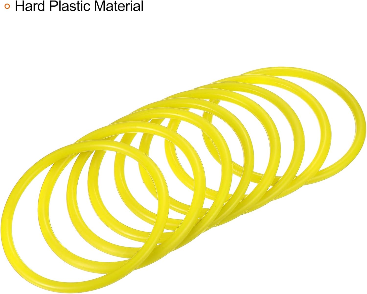PATIKIL Carnival Ring-Toss Rings Plastic Hoops for Outdoor Party Favor Game Booth