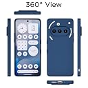 Pikkme Back Cover for Nothing Phone 3A | Camera Protection Shockproof Soft Matte Silicone Bumper Case (Blue) gallery image