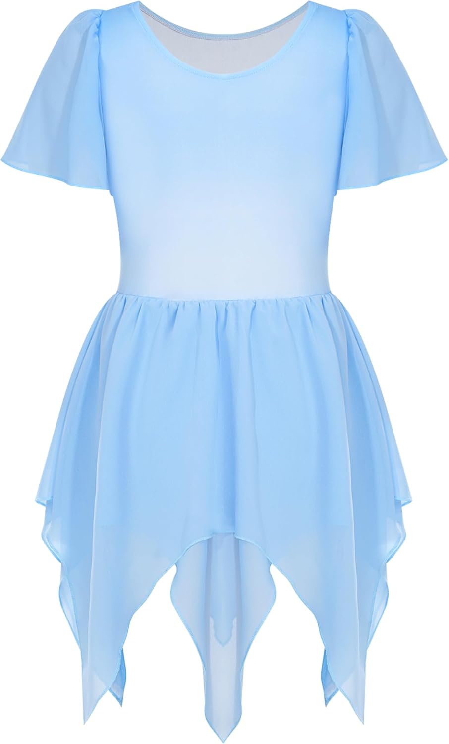 Loyan Kids Skating Dress Daily Dance Practice Dance Wear