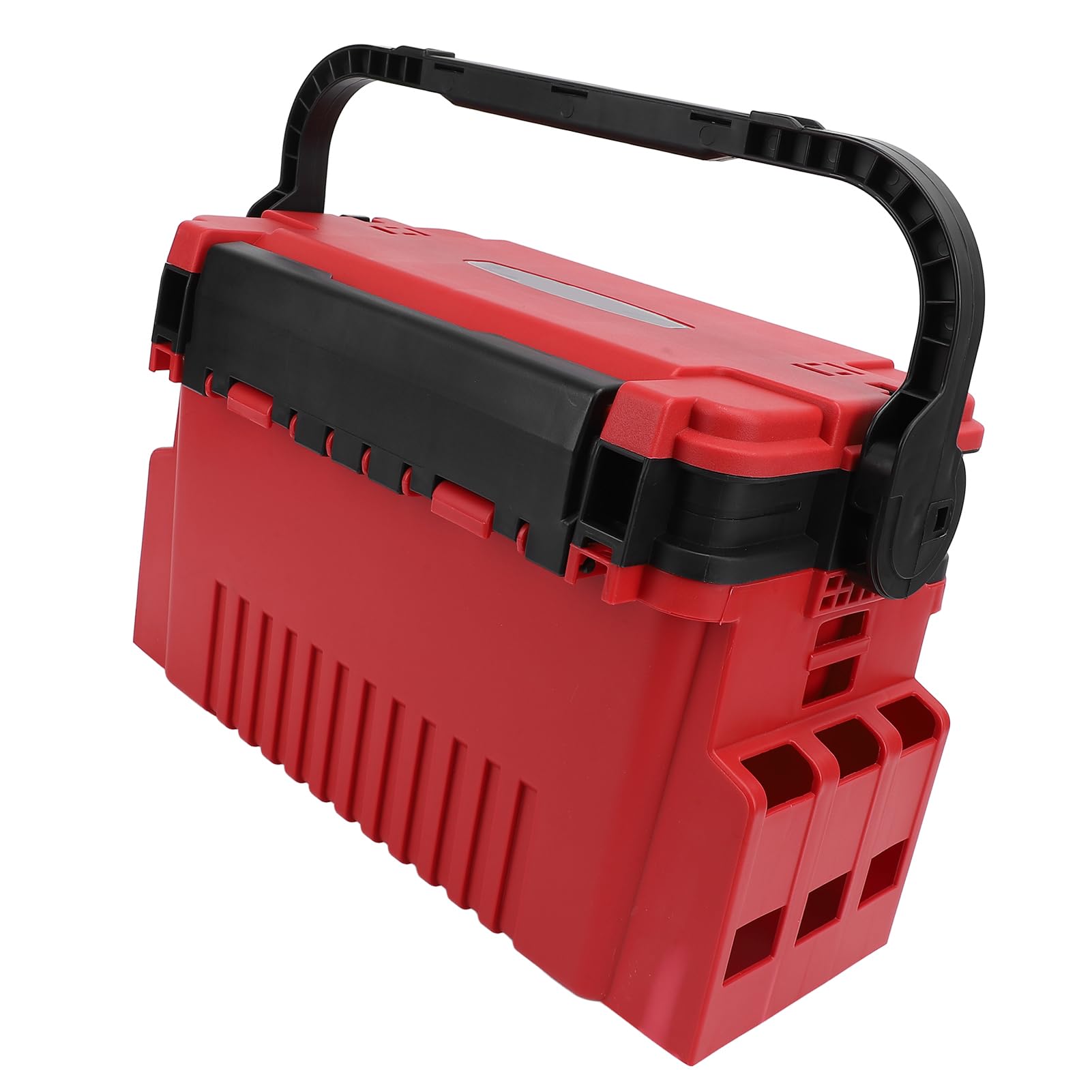 Caja de Aparejos de Pesca Portátil, Diseño Impermeable Reforzado, Almacenamiento Multicapa para Pescadores, Construcción de PE Engrosada