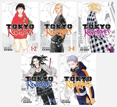 Tokyo Revengers Series 5-Book Collection Set I Omnibus Vol. 1-2 to Vol. 9-10 - Action-Packed Time-Travel Gang Manga