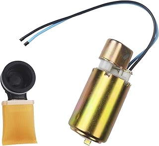 New 1pc High Performance DC 12V Electric Gas Intank EFI Fuel Pump Assembly Strainer & Rubber Gasket Compatible with 02-06 Prairie 650/700 03-09 KFX700 05 Brute Force 650