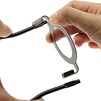 Vista 6 de 2pcs E26 Lámpara de zócalo fenólico Arpa Base de Sillín para Base Roscada E26, 1-7/16" (36 mm) Bronce