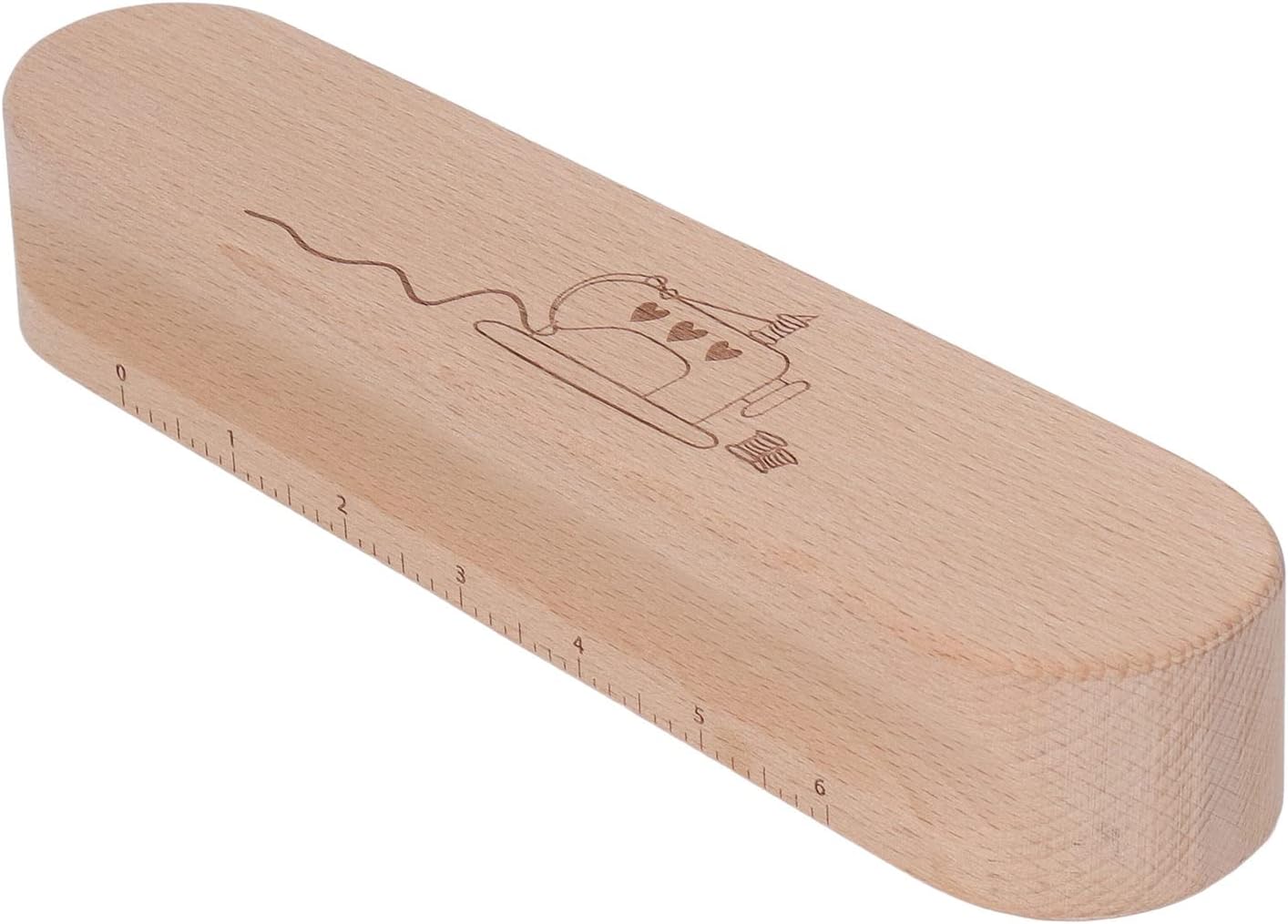 Tailors Clapper, Wooden Clapper Tool with Heat Protective Mat for Sewing, Quilting, Ironing, 24cm