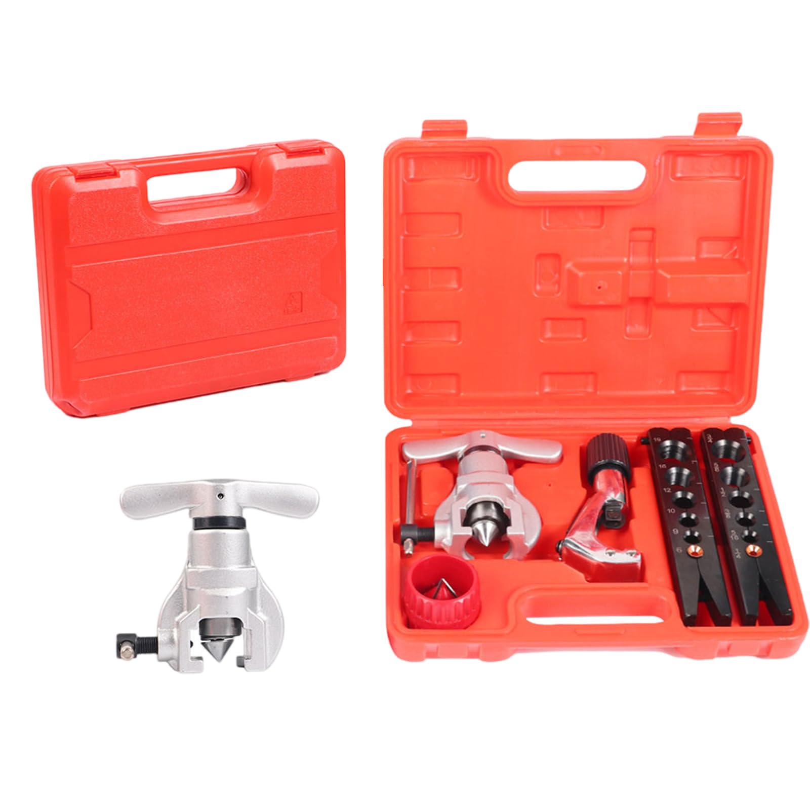 Juego De Herramientas Para Abocardar Tubos Con Agarre Ergonómico Expansor Excéntrico Escariador Tubos Cobre Para Sistemas Refrigeración Mantenimiento Reparación Aire Acondicionado