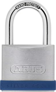 ABUS Vorhangschloss Silver Rock 5/55 - Zinklegierung, Sicherheitslevel 7