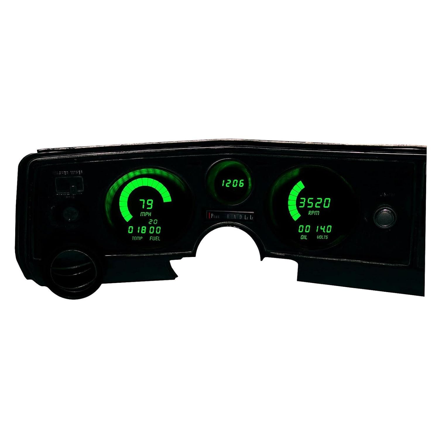 LED Digital Replacement Gauge Panel (69 Chevelle) Direct Replacement Digital Cluster