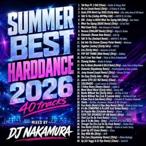 SUMMER BEST HARDDANCDE 2026/DJ NAKAMURA