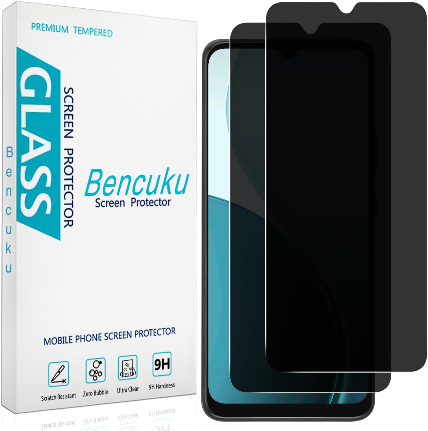 (2 Pack Privacy Screen Protector for BLU View 5 Anti...