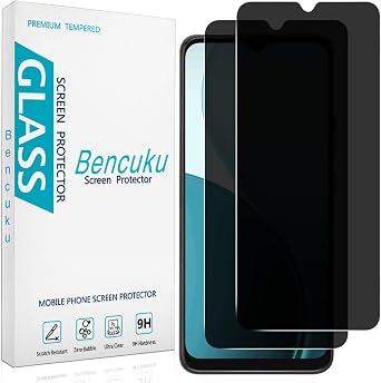 2 Pack Privacy Screen Protector for BLU View 5 Anti Spy Tempered Glass, Anti Scratch, Bubble Free