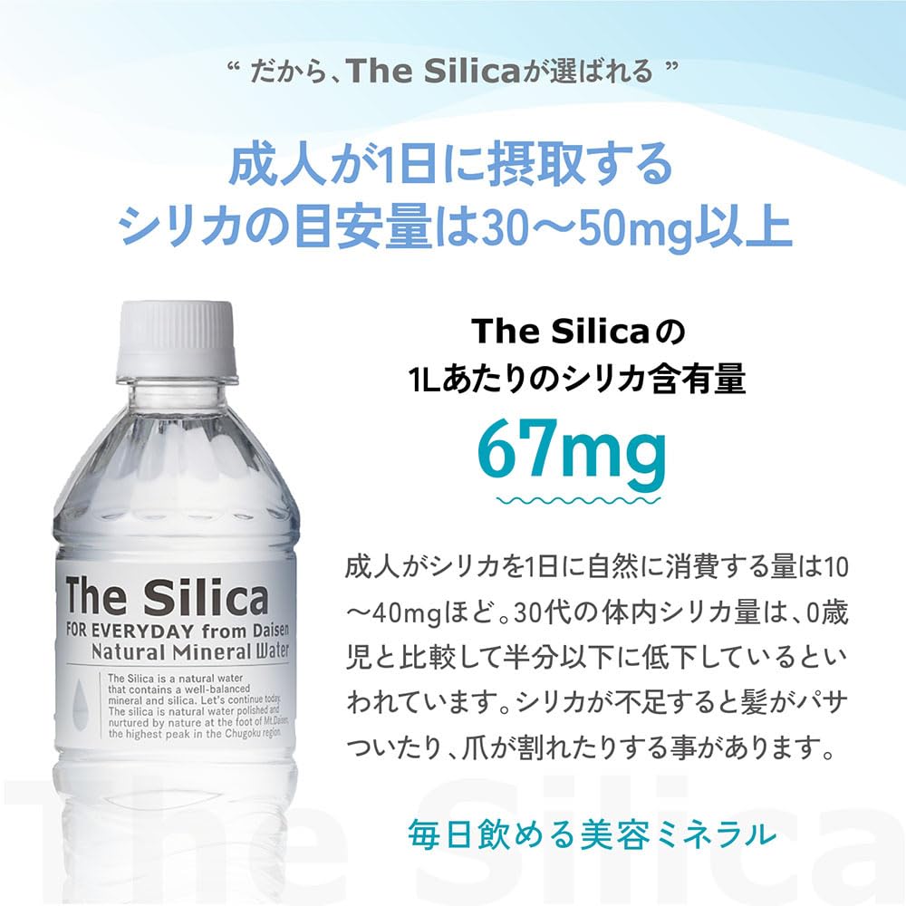 Amazon.co.jp: 天然水 The Silica 500ml 24本 シリカ 軟水 国産 : 食品
