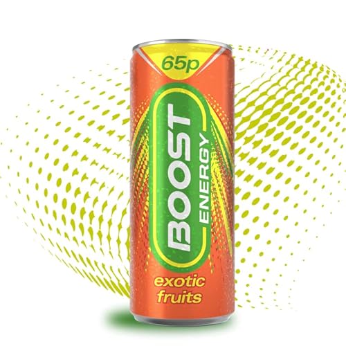 Boost Energy Drinks Exotic Fruits 250ml x 48 Pack