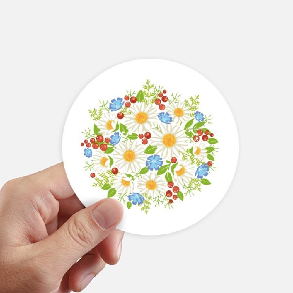 Stickers adhésifs ronds 10 cm pour customiser et masquer les rayures de pc