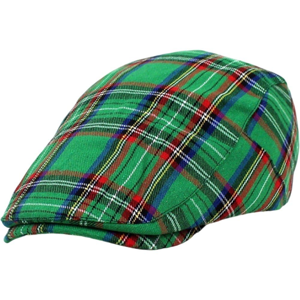 Fituenly Men's Cotton Flat Ivy Gatsby Newsboy Driving Hat Adjustable Cabbie Ivy Driving Hunting Cap