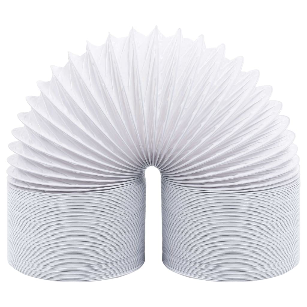 vidaXL Exhaust Duct Flexible Ducting Ventilation Air Hose for Grow Tents Dryer Rooms Kitchen Durable Air Duct Exhaust Air Hose PVC 6m 12.5cm
